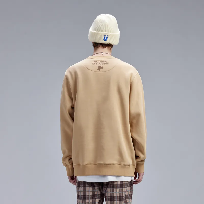 Guuka Sweatshirts Unisex Camel-5