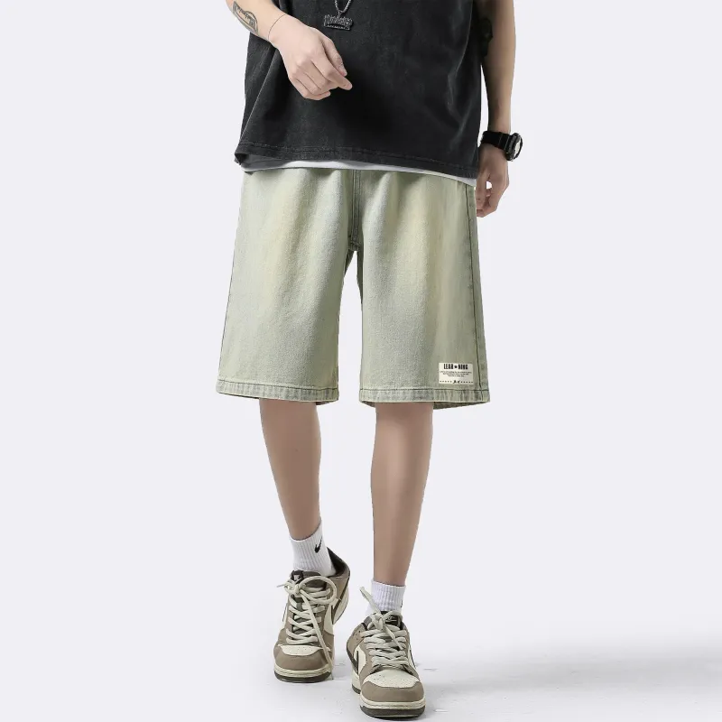 B.X Denim Shorts Unisex-11