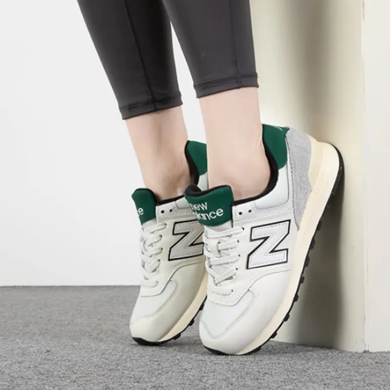 New Balance 574 White Green-7