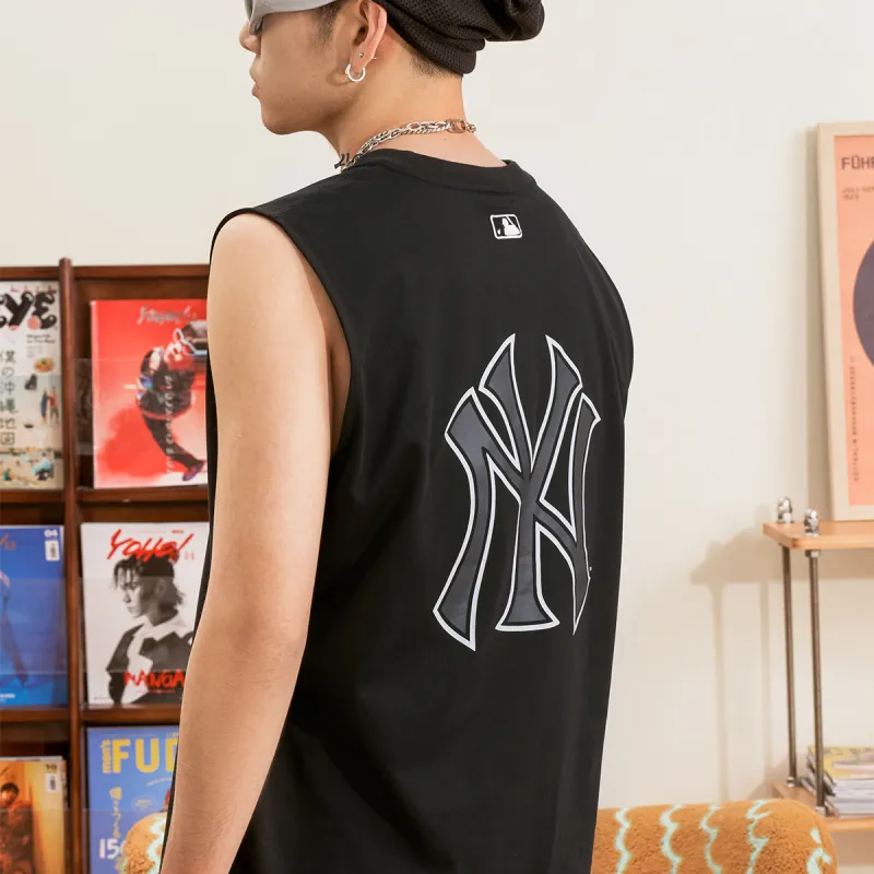 MLB New York Yankees Tank Tops Unisex Black-3