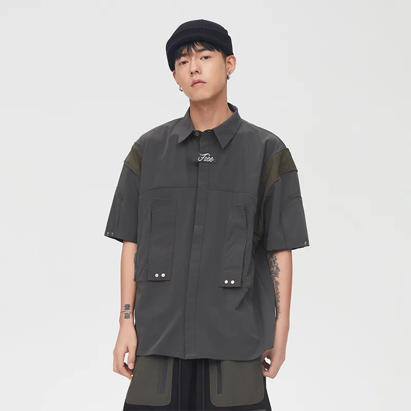 FIRE 2 COLD EGO Short Sleeved Unisex Dark Gray-3