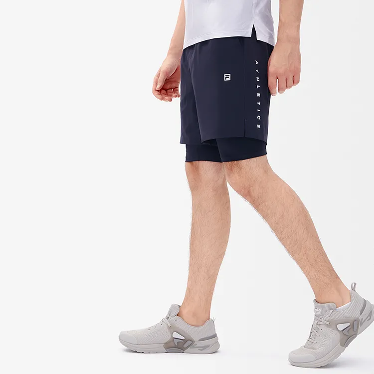 FILA Athletics Casual Shorts Men Royal Blue-5