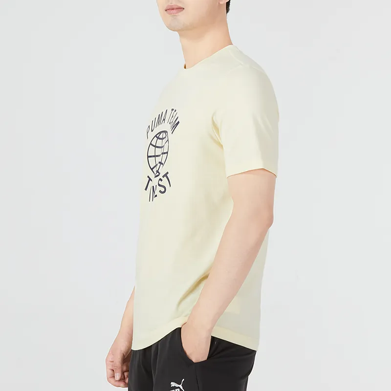 PUMA T-Shirts Men Ivory-4