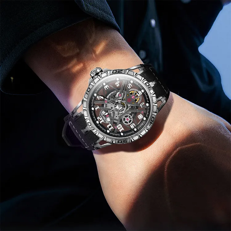 ROSDN Climber Xingji Collection Automatic Mechanical Movement Watch Men's Watches Silver Dial G2711-6
