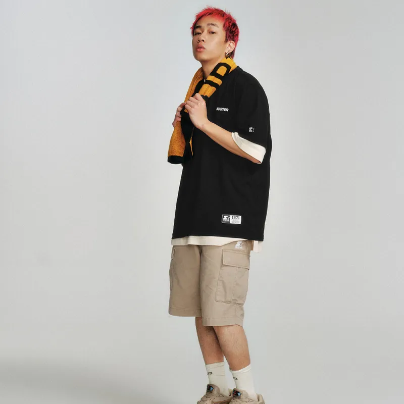 STARTER Drop Shoulder Sleeve T-Shirt Unisex American Vintage-9
