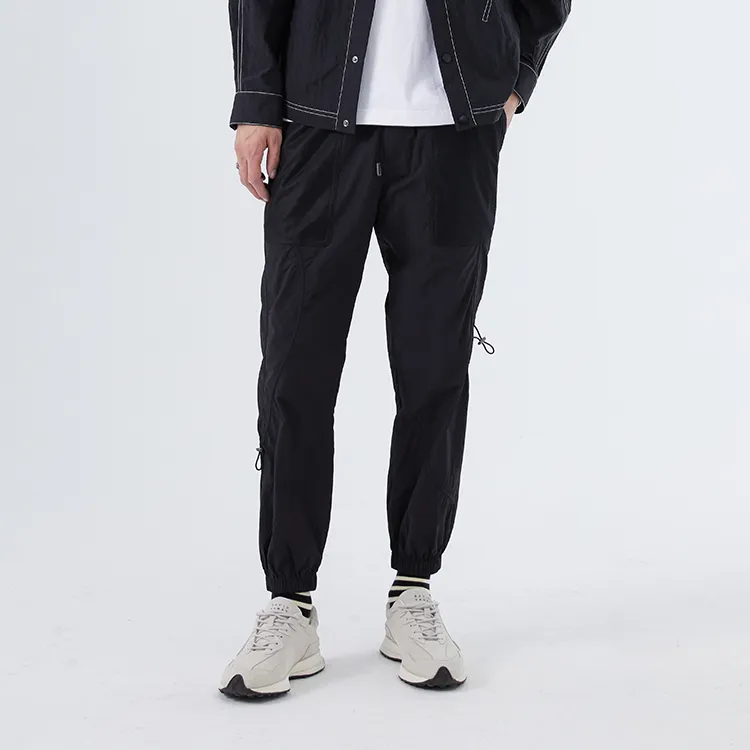 DAVID NAMAN Sports Pants Men Black-2