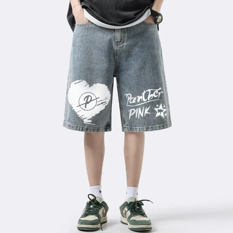 PINK PANTHER Denim Shorts Unisex-2