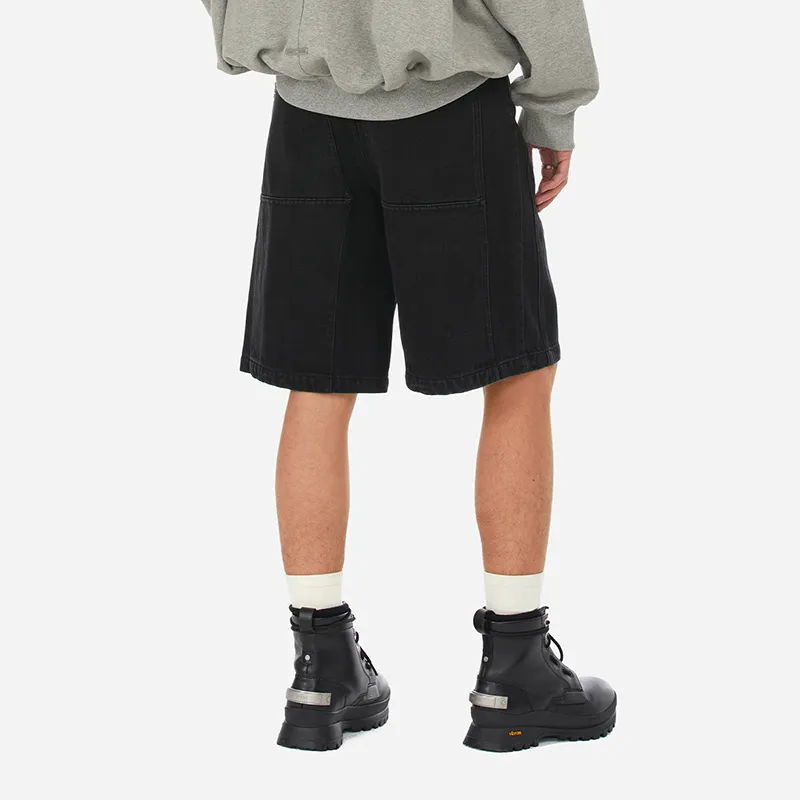 C2H4 R007 'Genesis' Denim Shorts Men Black-4