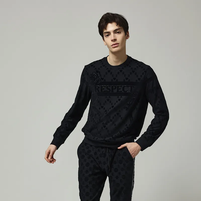 RARE Long Sleeved T Shirt Men's Navy Blue-3