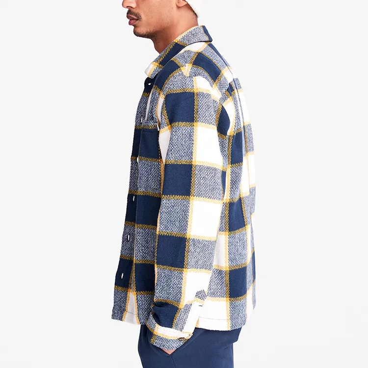 Timberland Shirt Men's Dark Sapphire Yarn Dyed Woven-4