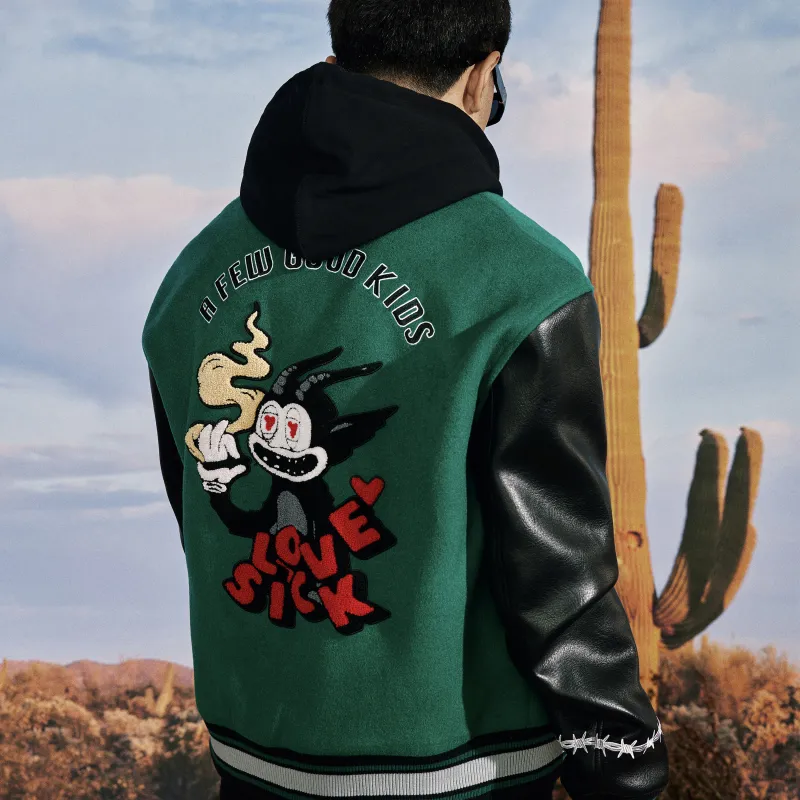 AFGK FW22 Baseball Jacket Spring And Autumn Unisex-6