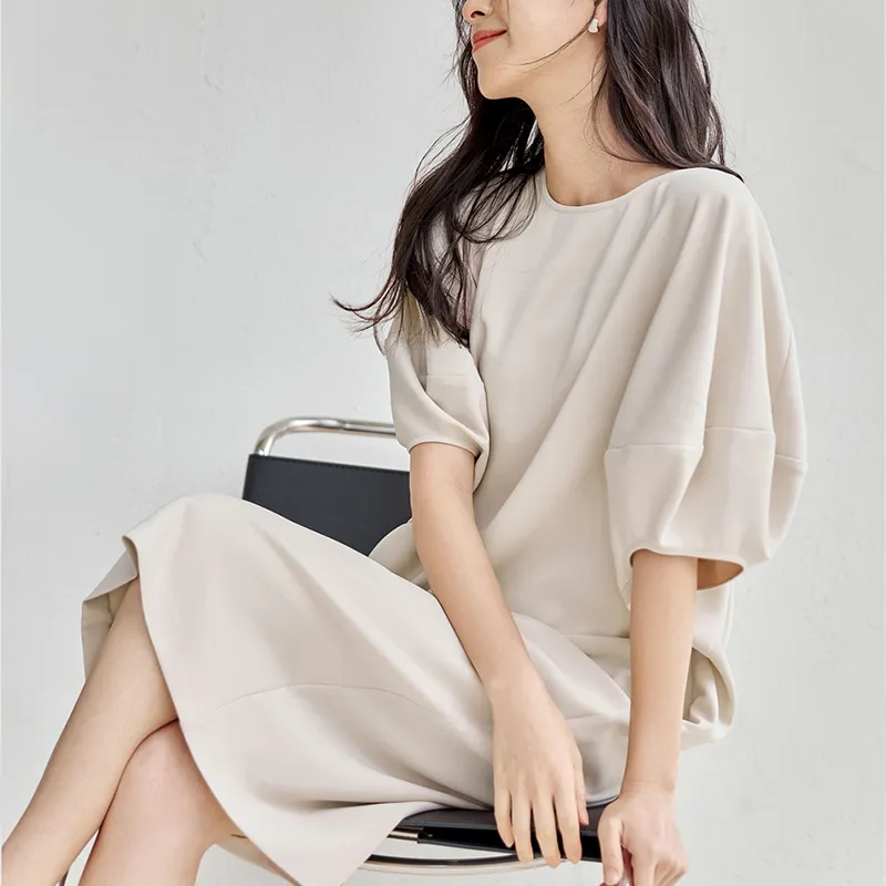 DIALOGUE Original And Free Series Short Sleeved Dresses Women's-2