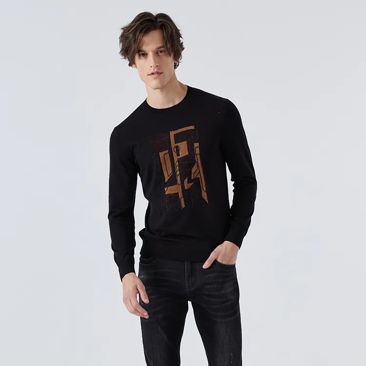 LIU·JO UOMO FW22 Sweater Men's Black-4