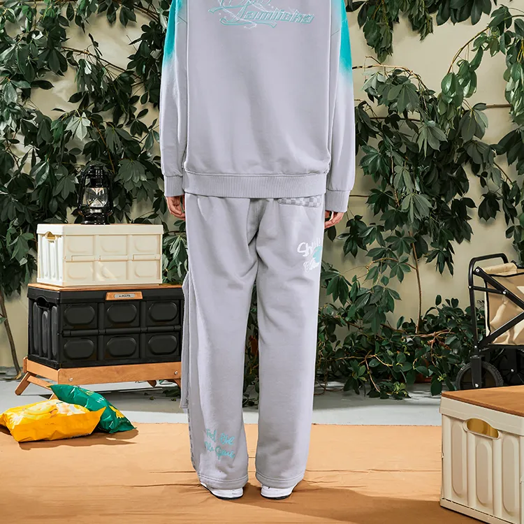 LAMLICKA Casual Pants Unisex Gray-5