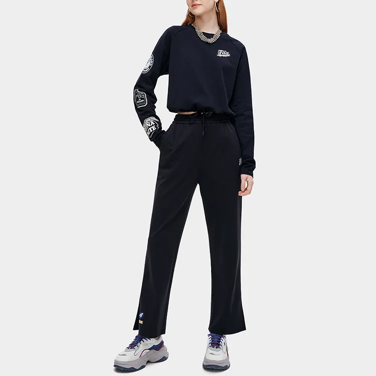 FILA FUSION T-Shirts Women's Pitch Black-2