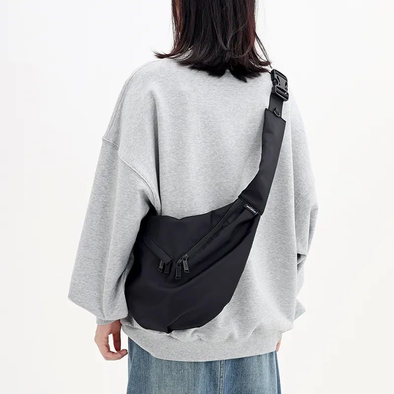 MYEDITION Dumpling Bag, Handbag, Shoulder Bag, Crossbody Bag Nylon Multicolor Unisex-2
