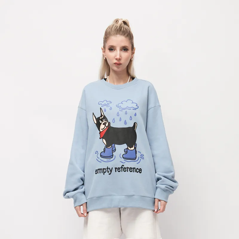 EMPTY REFERENCE Sweatshirt Unisex Blue-2