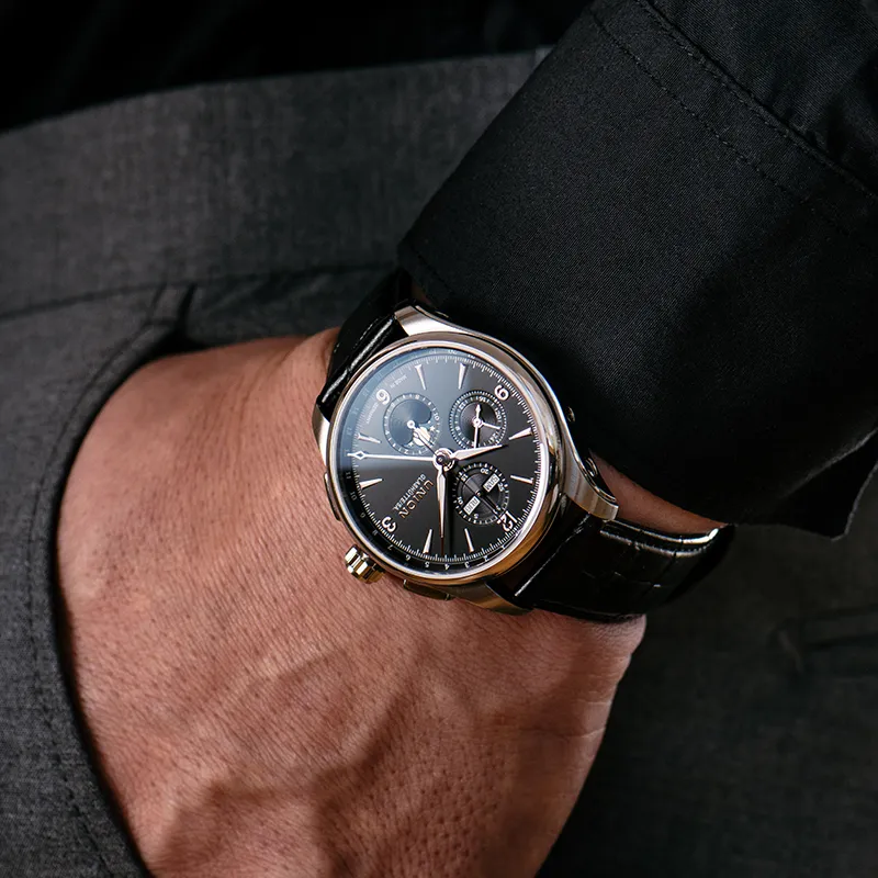 UNION GLASHUTTE/SA Men Belisar Collection Watch-3