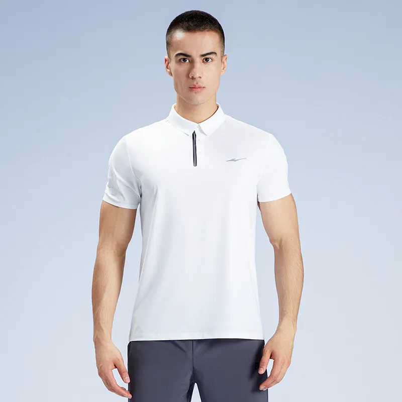Erke Polo Shirts Men True White-2
