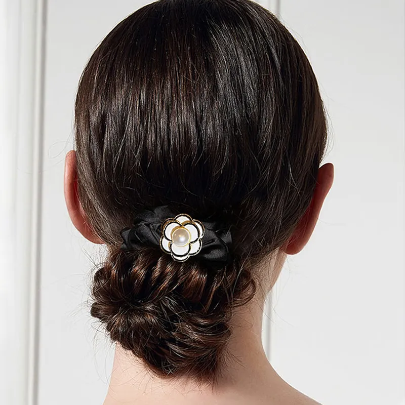 SENDME Hair Ties Women's Exquisite Floral Hair Tie 3 Pack-5