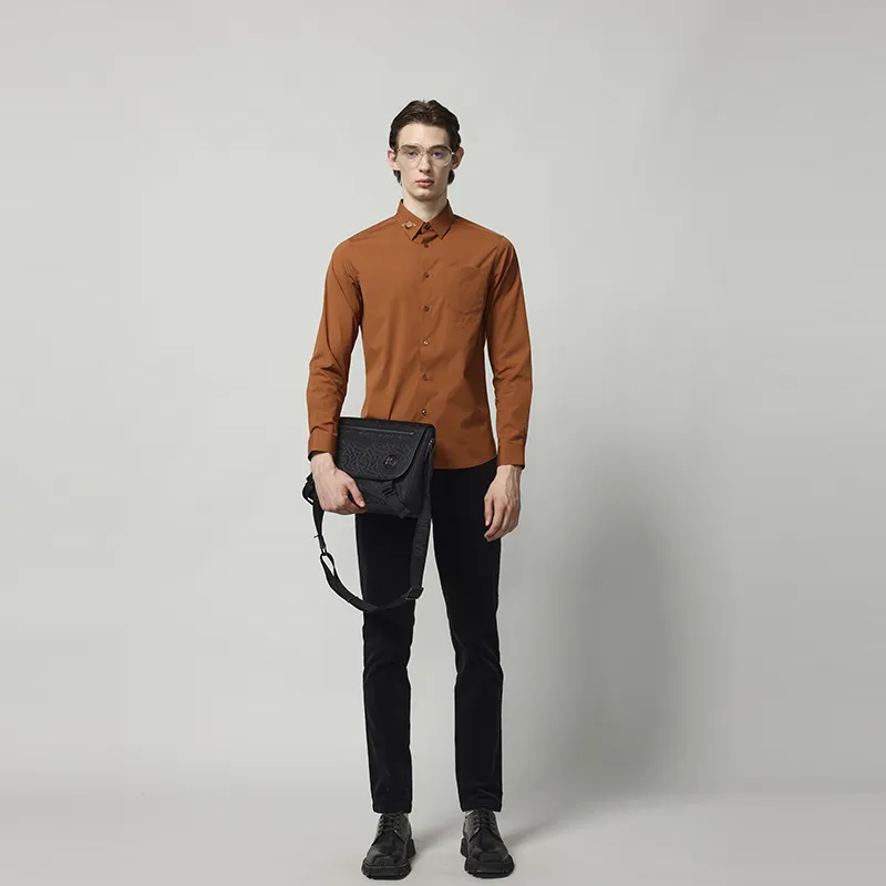 RARE Shirts Men Coffee-2