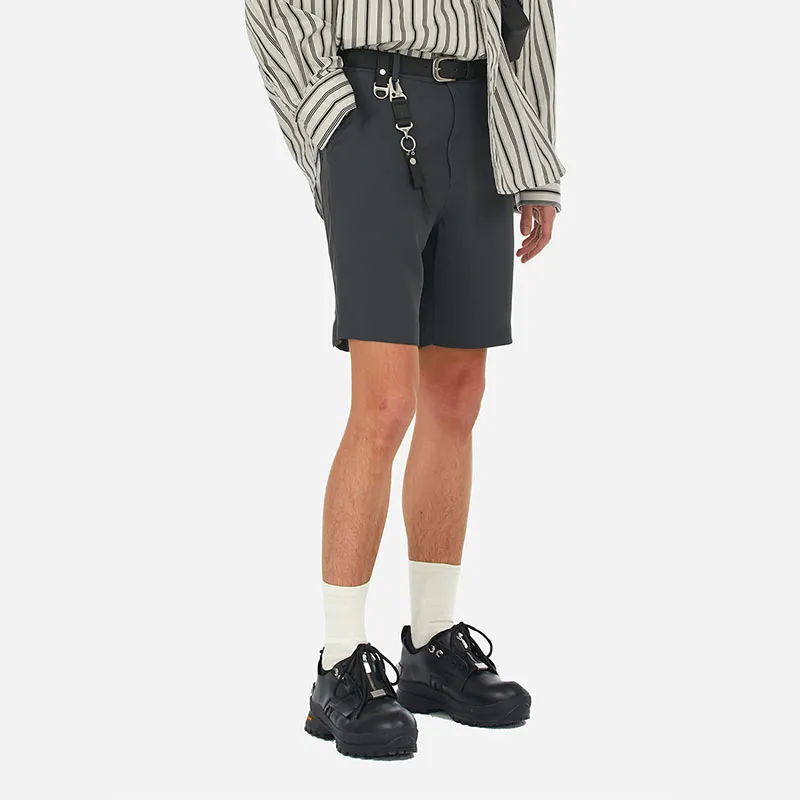 C2H4 R007 'Genesis' Casual Shorts Unisex Dark Gray-4