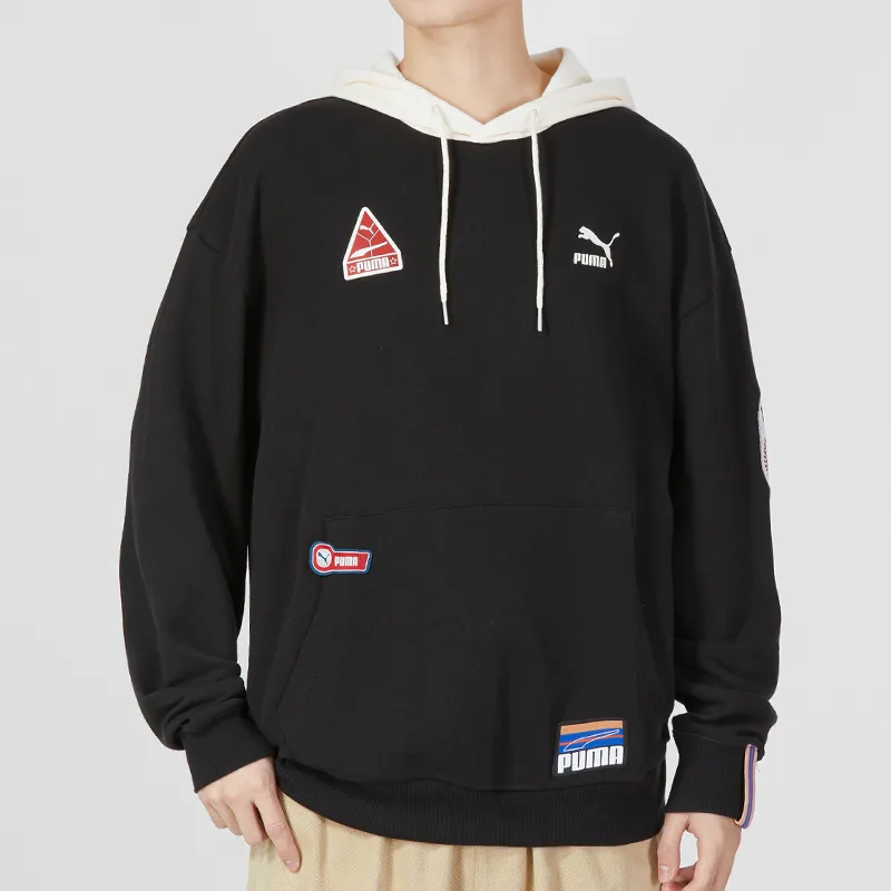 PUMA TEAM BADGE Sweatshirt Unisex Black-2
