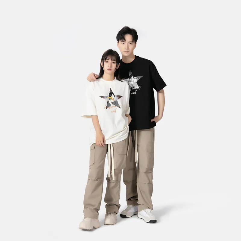 Hepburn Cat T-Shirts Unisex-15