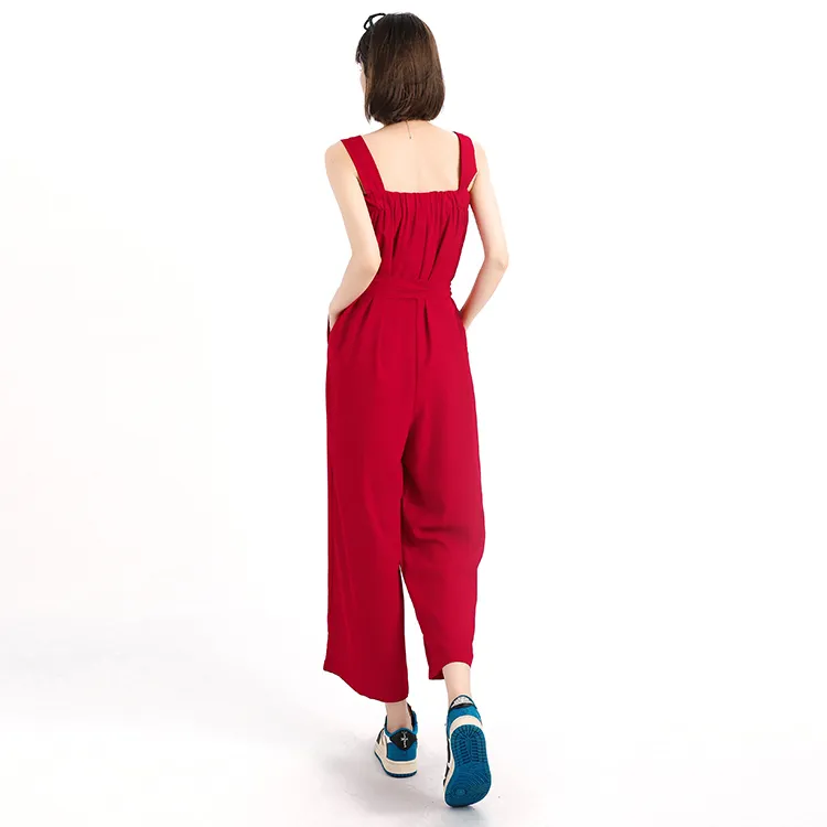 MINCOCROSEPEPPAR Overalls Women's Red-2