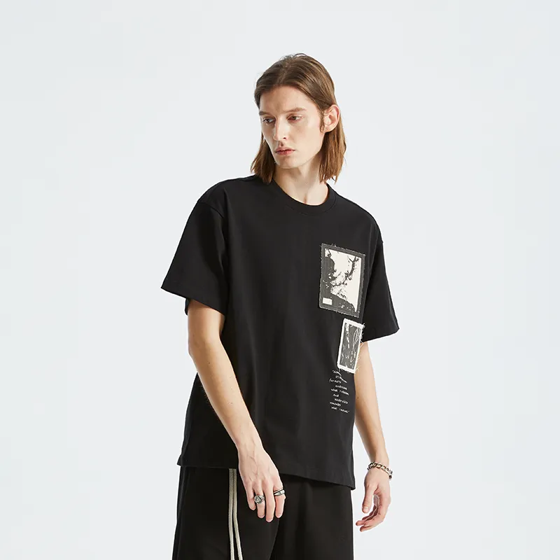 Organic Emotion T Shirts Unisex Black-2