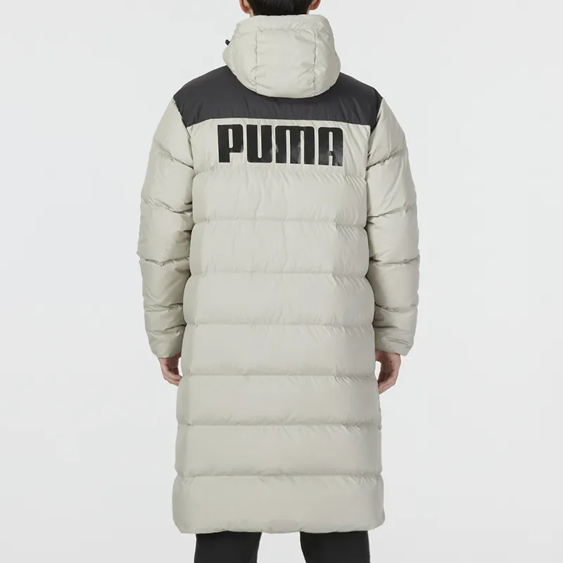 PUMA Down Jackets Men Gray-3