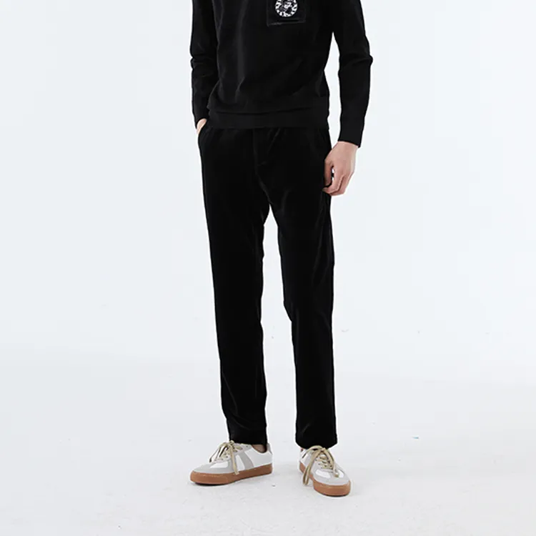LIU·JO UOMO Straight Casual Pants Men's Black-4