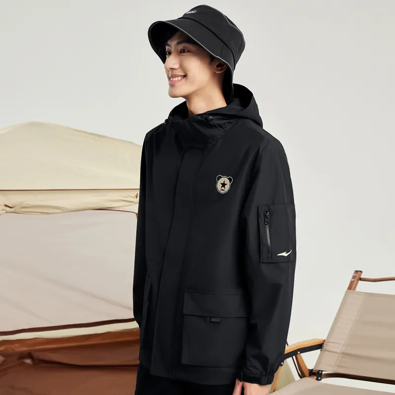 Erke Trench Coat Men's Jet Black-4