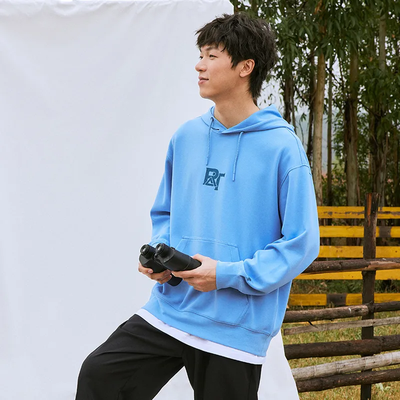 PEAK Sweatshirts Men Sea Blue-2