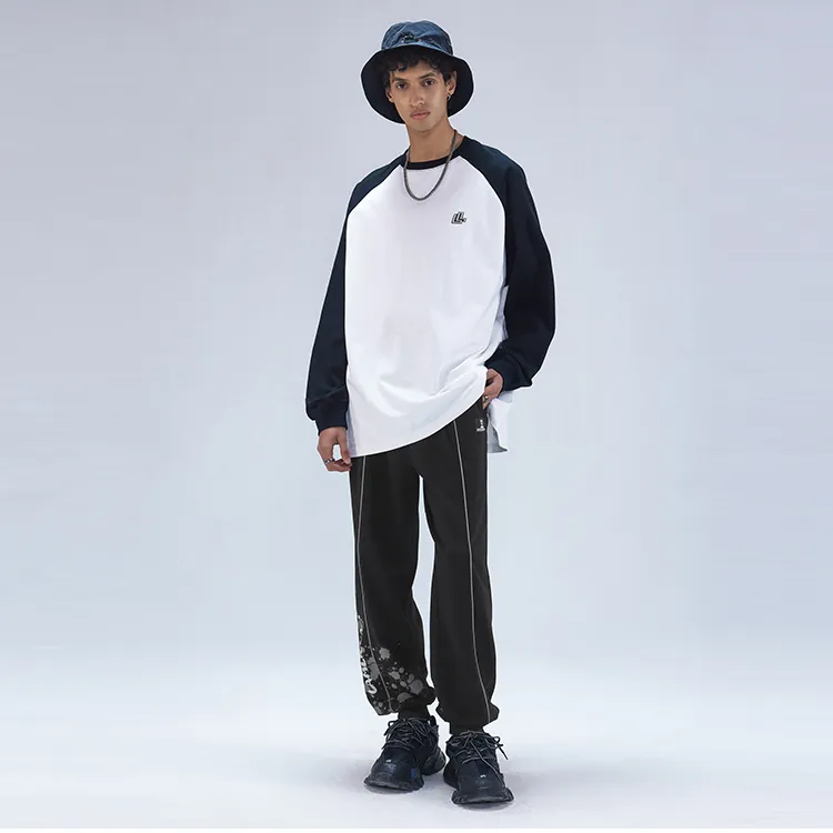 LAMLICKA Knitted Sweatpants Unisex Black-3