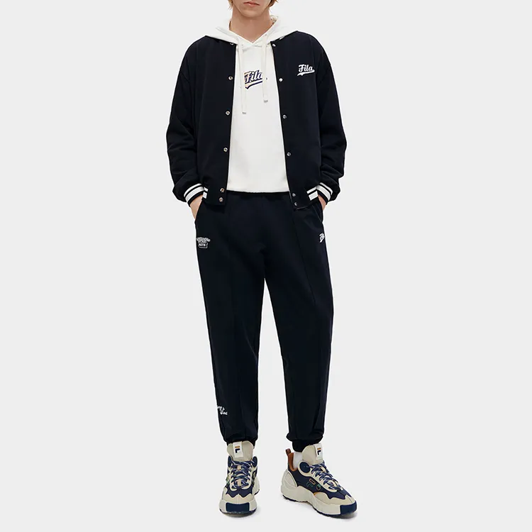 FILA FUSION Casual Pants Men Black-5
