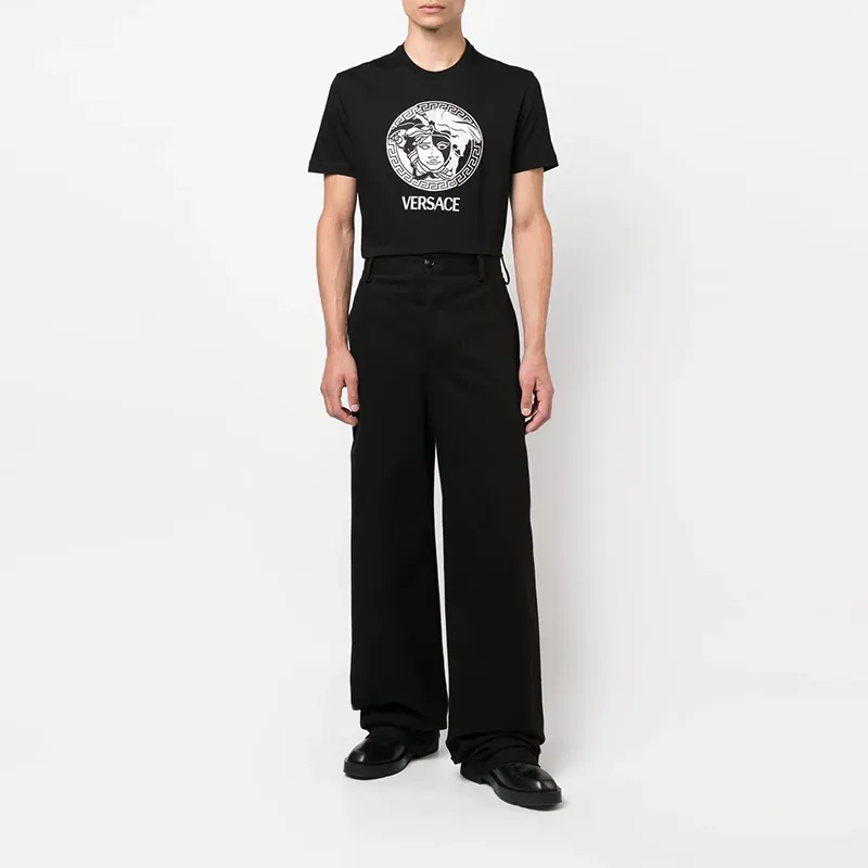 VERSACE Medusa Printed Crewneck T Shirt-2