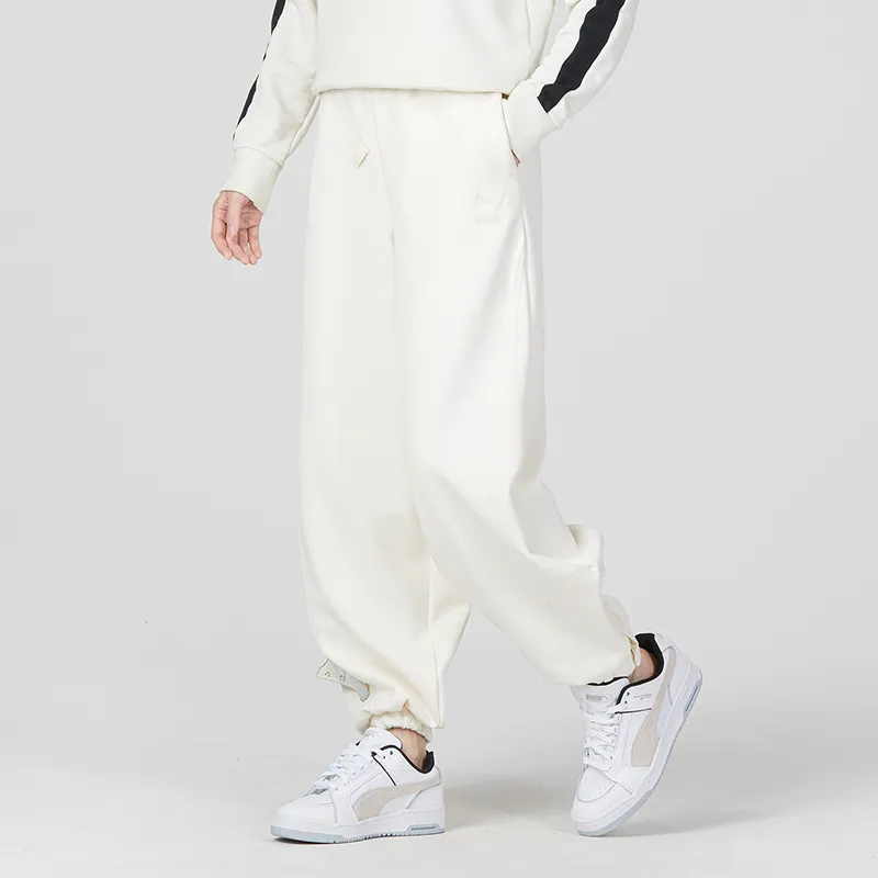 PUMA Knitted Sports Pants Women's White-4