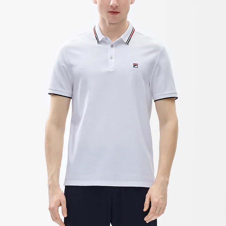 FILA SS22 Polo Shirt Men's Standard White-3