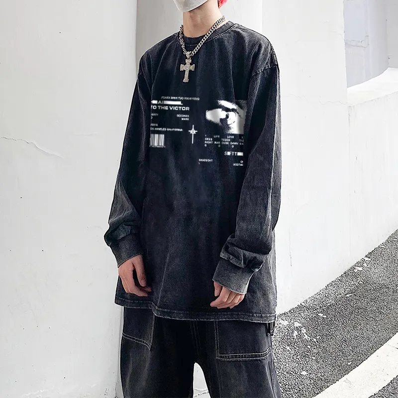 SFTTR Long Sleeved T Shirt Unisex Black-2