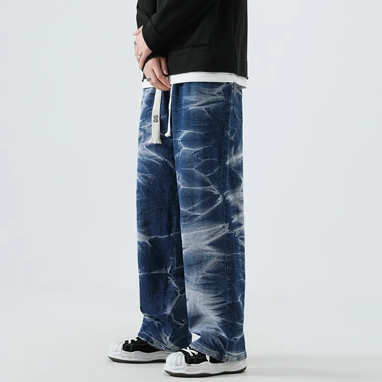 HRHO Straight Jeans Spring Autumn And Winter Unisex-4