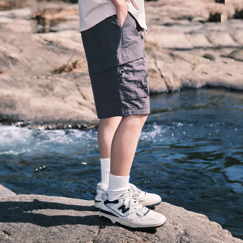 AMBER LIGHT AMBER LIGHT Mountain Outdoor Casual Shorts Unisex-13