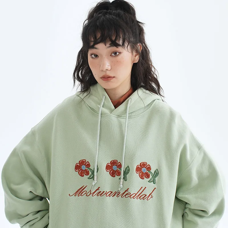 MostwantedLab MostwantedLab Vintage Flower Sweatshirt Unisex-12