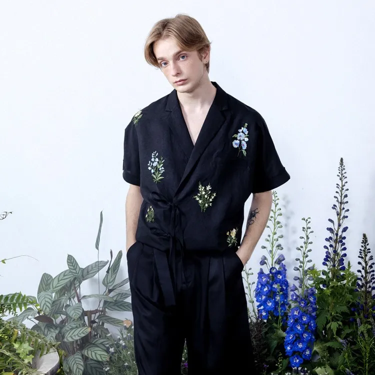 VALLEYOUTH Half Dream And Half Wake Shirt Unisex Black-3