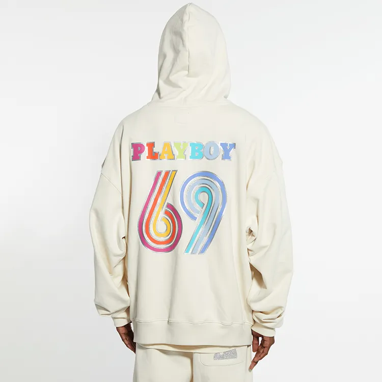 Playboy X SSSAINT LOUIS SSSAINT LOUIS X Playboy Co branded Series Sweatshirts Unisex White-2