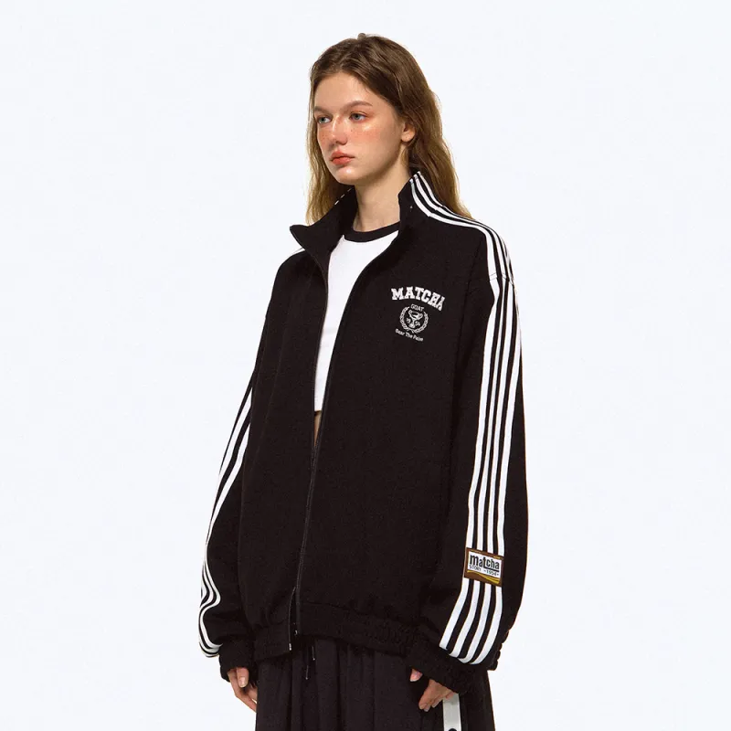MATCHA STORY Jackets Unisex Black-3