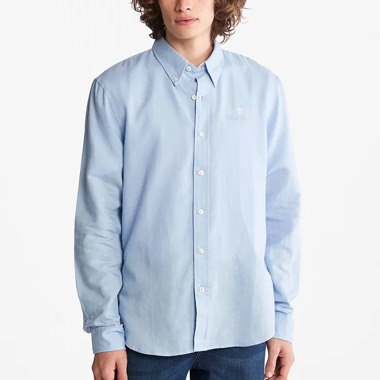 Timberland Shirt Men's Sky Blue Color-2