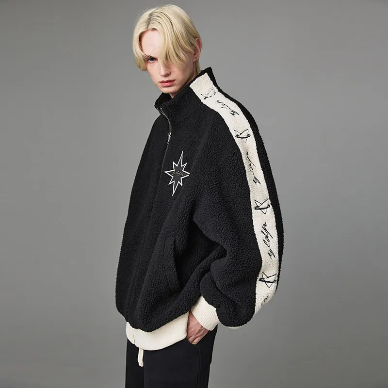 YLDP Velvet Jackets Unisex Black-5