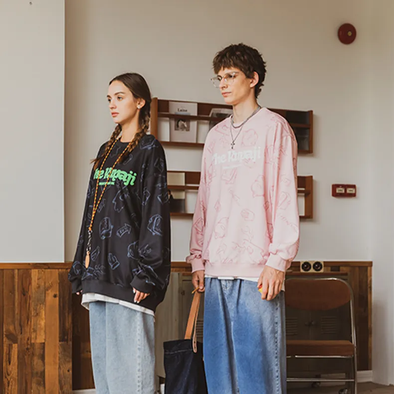 WAYNEXZAVIER x Kupaji Spring Fall Sweatshirt Unisex-2