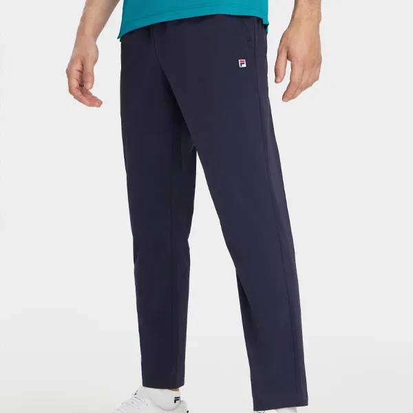 FILA Knitted Sweatpants Men RD Royal Blue-3